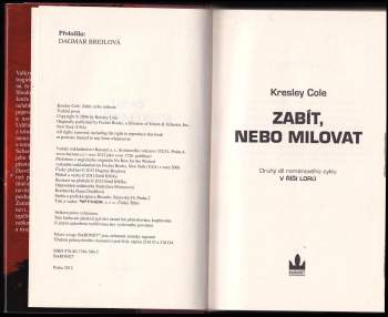 Kresley Cole: Zabít, nebo milovat