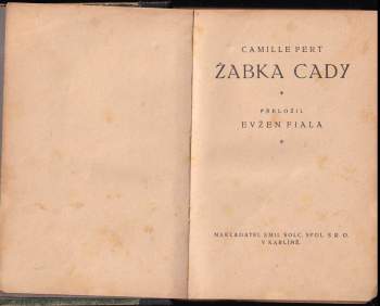 Camille Pert: Žabka Cady