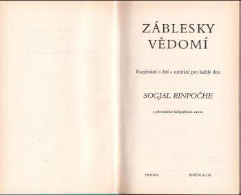 Sogjal: Záblesky vědomí