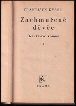 František Kvasil: Zachmuřené děvče