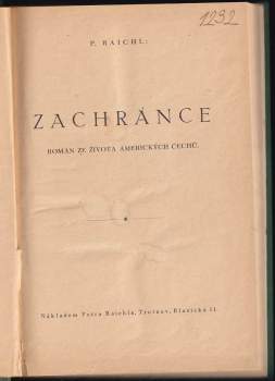Petr Raichl: Zachránce