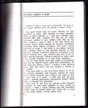 Konrad Lorenz: Zachraňme naději