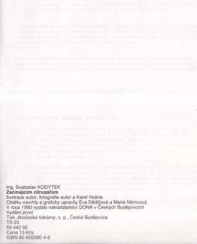 Svatoslav Kodytek: Začínajícím citrusářům