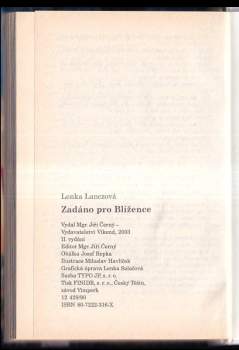 Lenka Lanczová: Zadáno pro Blížence