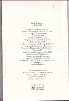 Freida McFadden: Žádné lži