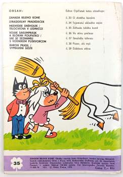 Ljuba Štíplová: Záhada bílého koně a čtyři další obrázkové příběhy - Čtyřlístek 35