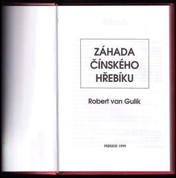 Robert van Gulik: Záhada čínského hřebíku