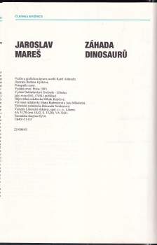 Jaroslav Mareš: Záhada dinosaurů