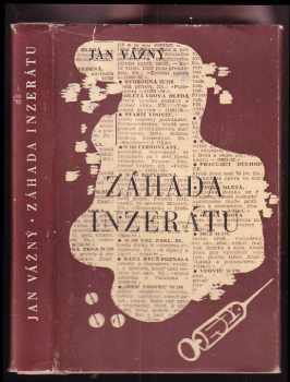 Jan Vážný: Záhada inzerátu