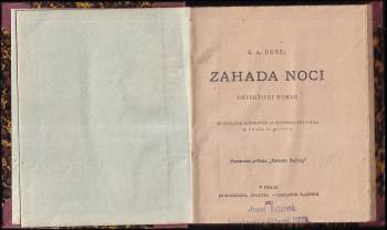 Samuel August Duse: Záhada noci