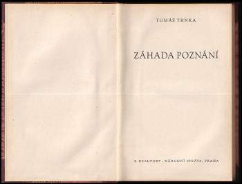 Tomáš Trnka: Záhada poznání
