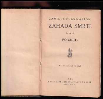 Camille Flammarion: Záhada smrti