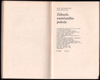 Per Wahlöö: Záhada zamčeného pokoje