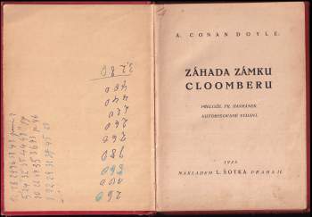 Arthur Conan Doyle: Záhada zámku Cloomberu