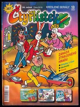 Záhada ztraceného hradu - Čtyřlístek 357
