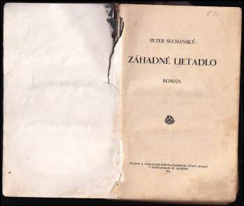 Peter Suchánský: Záhadné lietadlo