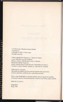 V. P Borovička: Záhadné policejní případy