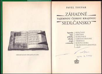 Pavel Toufar: Záhadné Sedlčansko