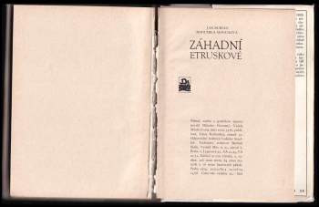 Jan Burian: Záhadní Etruskové