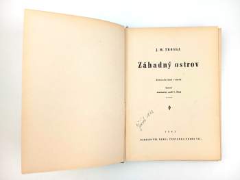 J. M Troska: Záhadný ostrov