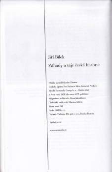 Jiří Bílek: Záhady a taje české historie