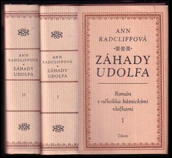 Záhady Udolfa : Díl 1-2 : román s několika básnickými vložkami