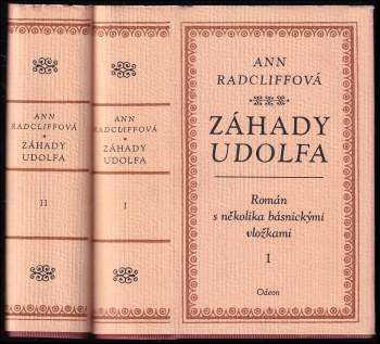 Záhady Udolfa : Díl 1-2 : román s několika básnickými vložkami