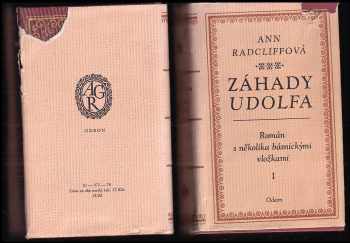 Ann Ward Radcliffe: Záhady Udolfa : Díl 1-2