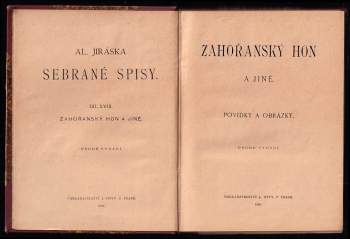 Alois Jirásek: Zahořanský hon a jiné