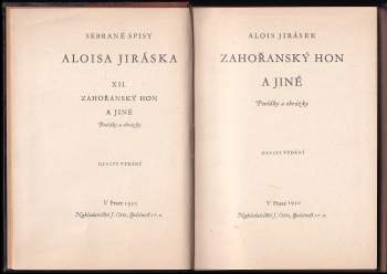 Alois Jirásek: Zahořanský hon a jiné