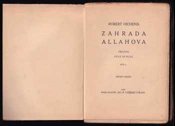 Robert Smythe Hichens: Zahrada Allahova