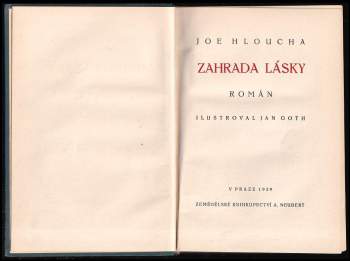 Joe Hloucha: Zahrada lásky