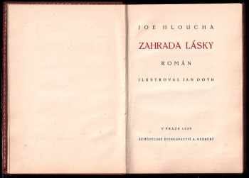 Joe Hloucha: Zahrada lásky