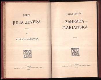 Julius Zeyer: Zahrada Marianská