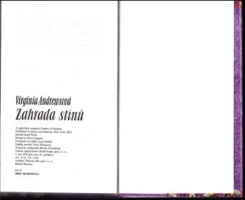 V. C Andrews: Zahrada stínů