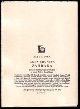 Sylva Daníčková: Zahrada