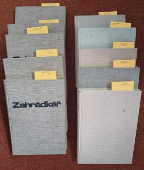 ZAHRÁDKÁŘ - Časopis zahrádkářů, ovocnářů, vinařů ROČNÍK 1973 - 1982