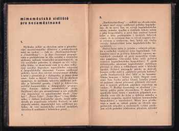 Karel Teige: Zahradní města nezaměstnaných
