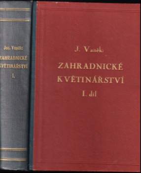 Josef Vaněk: Zahradnické květinářství