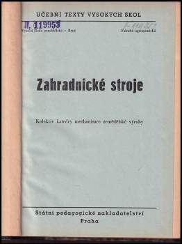 Zahradnické stroje