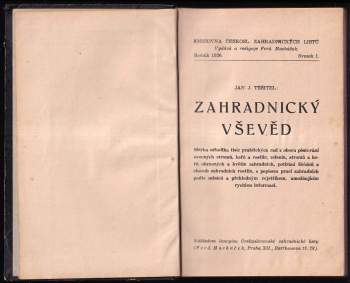Jan Josef Těšitel: Zahradnický vševěd