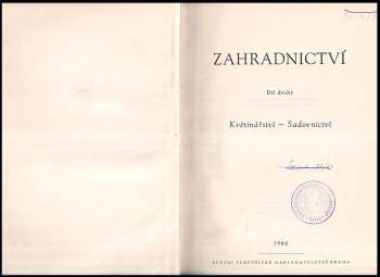 Anna Horynová: Zahradnictví