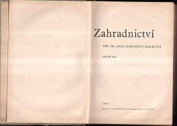 Anna Horynová: Zahradnictví