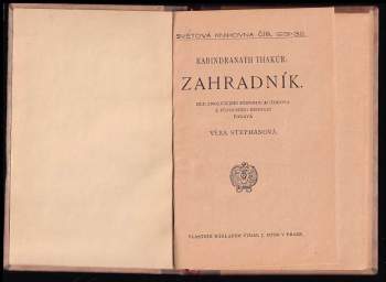Rabíndranáth Thákur: Zahradník