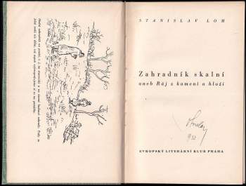 Stanislav Lom: Zahradník skalní, aneb, Ráj z kamení a hloží