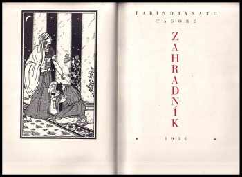 Rabíndranáth Thákur: Zahradník - VÝTISK 179 Z 200