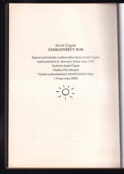 Karel Čapek: Zahradníkův rok