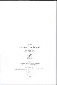 Jan Žáček: Zahrady u Pražského hradu