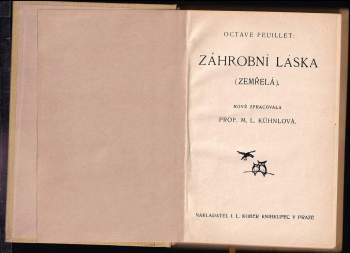 Octave Feuillet: Záhrobní láska