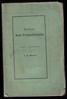 Záhuba rodu Přemyslovského